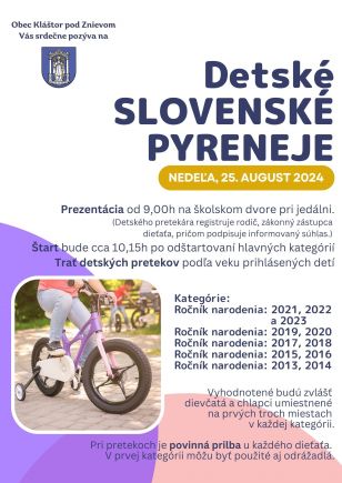 Detské Pyreneje 2024